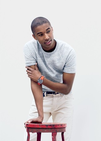 С чем носить желтые кожаные часы мужчине