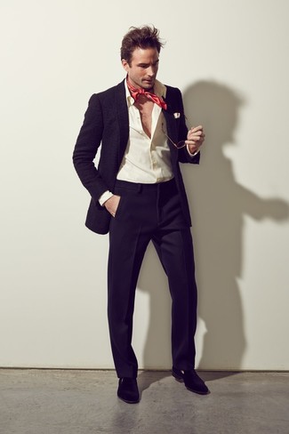 С чем носить желтую рубашку с длинным рукавом мужчине