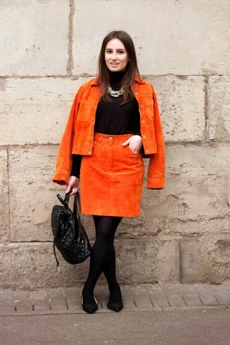 С чем носить желтую юбку