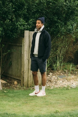 Как носить свитер на молнии с худи мужчине