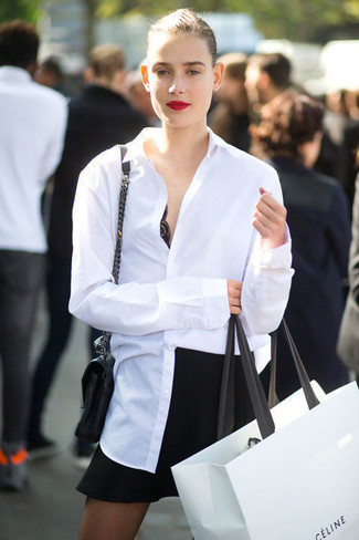 Женская белая классическая рубашка от Ermanno Scervino