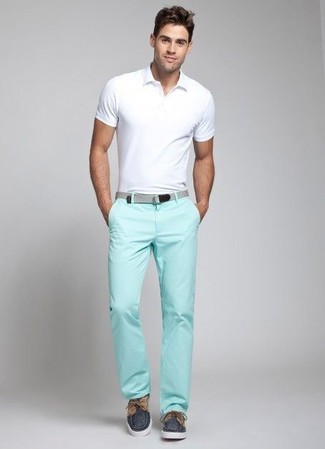 Мужская белая футболка-поло от Moncler Gamme Bleu