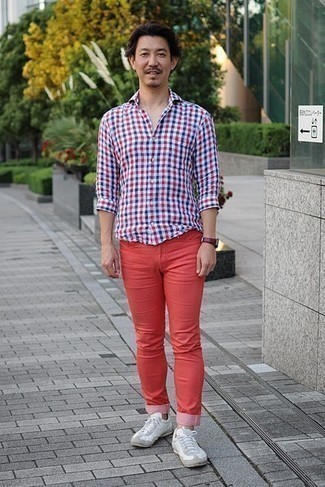 Мужские красные джинсы от JAPAN RAGS