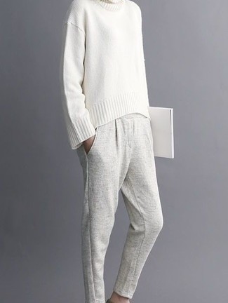Женские белые спортивные штаны от Forte Dei Marmi Couture