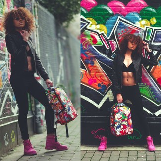 Женский разноцветный рюкзак от Nike