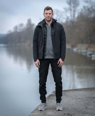 Мужская черная стеганая куртка без рукавов от Zasport