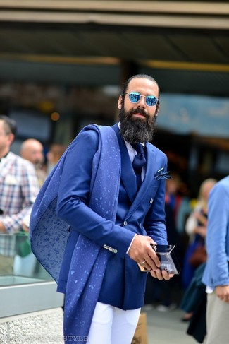 С чем носить темно-синие солнцезащитные очки в 30 лет мужчине в деловом стиле: Синий двубортный пиджак и темно-синие солнцезащитные очки — великолепный образ, если ты ищешь раскованный, но в то же время стильный мужской образ.