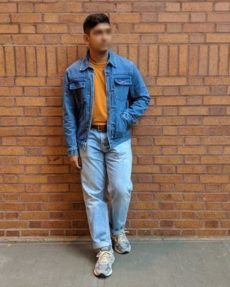 Мужская синяя джинсовая куртка от Diesel Red Tag