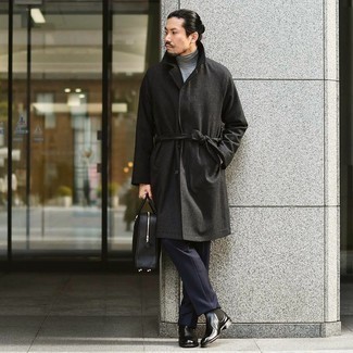 Мужские черные кожаные ботинки челси от IGI&CO
