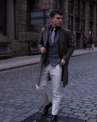 Какие классические рубашки носить с белыми классическими брюками в 30 лет мужчине в холод: Классическая рубашка и белые классические брюки позволят составить изысканный мужской лук. черные кожаные ботинки челси добавят образу легкой небрежности и динамичности.