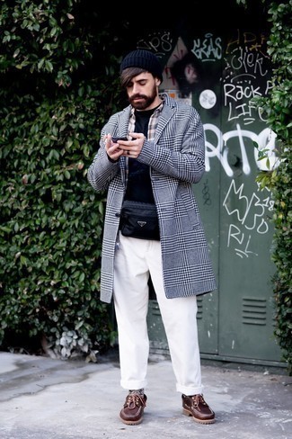 Белые вельветовые брюки чинос от Emporio Armani