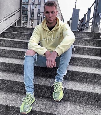 Мужской желтый худи от Nike