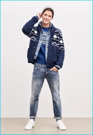Мужская голубая джинсовая куртка от 3.1 Phillip Lim