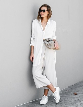 Женская белая классическая рубашка от Sofie D'hoore
