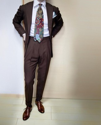 Мужской разноцветный галстук с принтом от Moschino