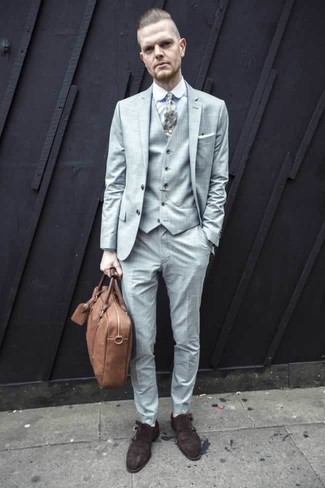 Мужской белый галстук с принтом от Alexander McQueen