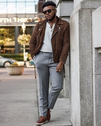 Мужские коричневые кожаные низкие кеды от Officine Creative