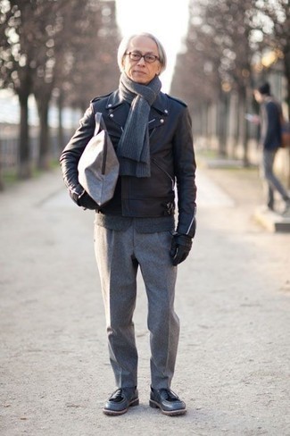 Мужской темно-серый шерстяной пиджак от Maison Margiela