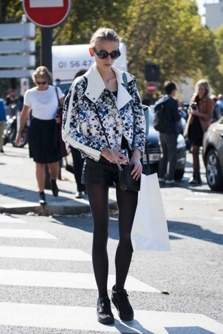 Женская белая куртка с принтом от Dolce & Gabbana