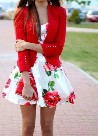 Женский красный пиджак от Ungaro