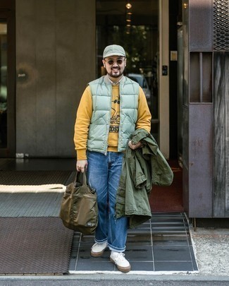 Мужская оливковая куртка в стиле милитари от Fred Perry