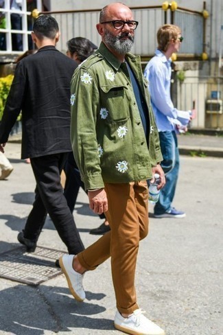 Мужская оливковая куртка в стиле милитари от Asos