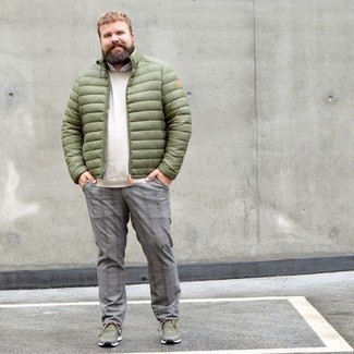 Мужской бежевый свитер с круглым вырезом от Paul Smith Jeans