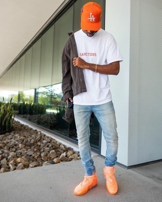Мужские оранжевые кроссовки от Umbro