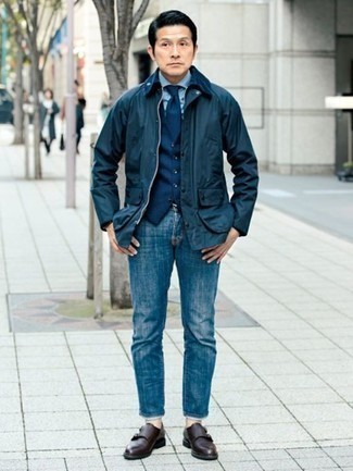 Мужские синие джинсы от ASOS WHITE