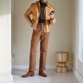 Светло-коричневые брюки чинос от Tom Tailor Denim