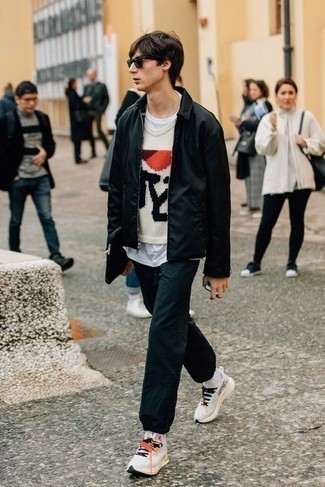 Мужской черный кожаный мужской клатч от Calvin Klein Jeans