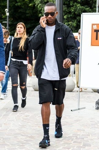 Мужские черные кроссовки от Givenchy