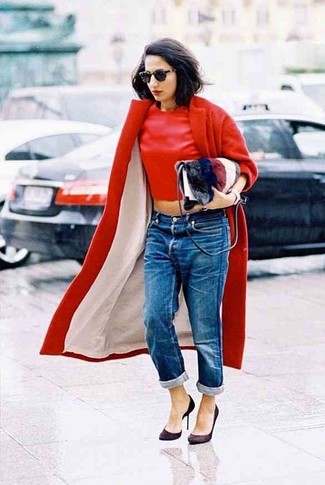 Женское красное пальто от CHIC