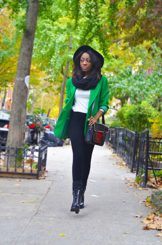 Женский зеленый пиджак от Yves Saint Laurent Vintage