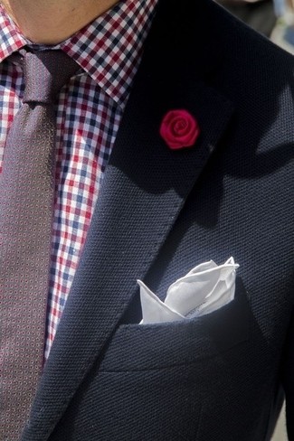 Мужской темно-красный галстук в горошек от Valentino