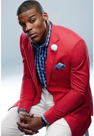 С чем носить синий нагрудный платок в 20 лет в деловом стиле: Красный пиджак и синий нагрудный платок — стильный выбор мужчин, которые никогда не сидят на месте.