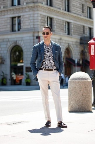 Мужские белые классические брюки от Caruso