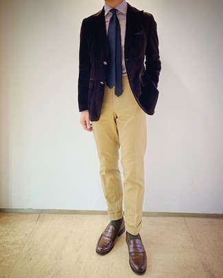 Мужской темно-коричневый вельветовый пиджак от Polo Ralph Lauren