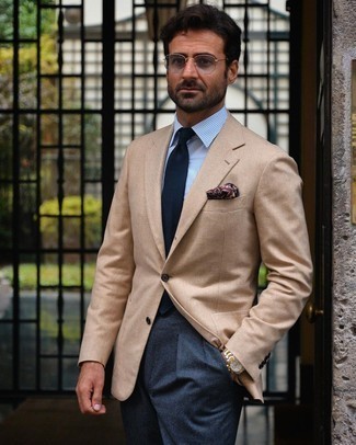 Мужской светло-коричневый пиджак от Brunello Cucinelli