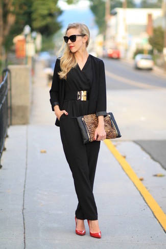 Женский черный пиджак от Versace Jeans