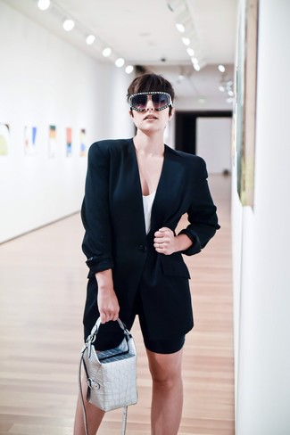 Женские черные солнцезащитные очки с украшением от Vera Wang