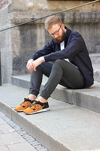 Мужские оранжевые кроссовки от adidas Originals