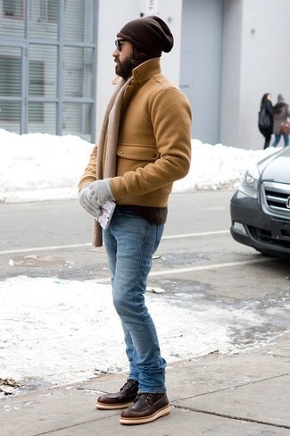 Светлые джинсы зимой: «за», «против» и как носить