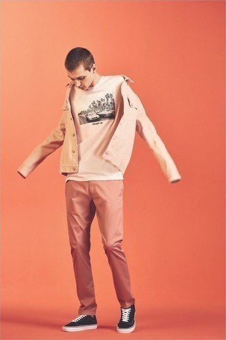 Розовые брюки чинос от Craig Green