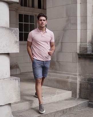 Мужская розовая футболка-поло от Calvin Klein Jeans