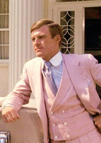 Мужской светло-фиолетовый галстук от Churchill accessories