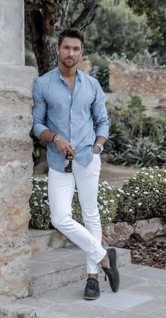 Мужские белые джинсы от Giorgio Armani