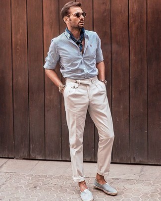 Мужские бежевые классические брюки от RLX Ralph Lauren