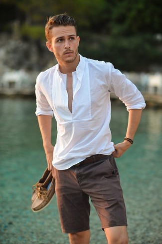 Мужские коричневые шорты от s.Oliver