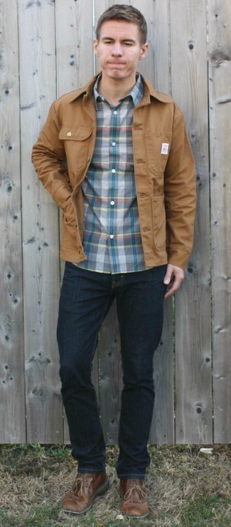 Мужская светло-коричневая куртка-рубашка от 3.1 Phillip Lim